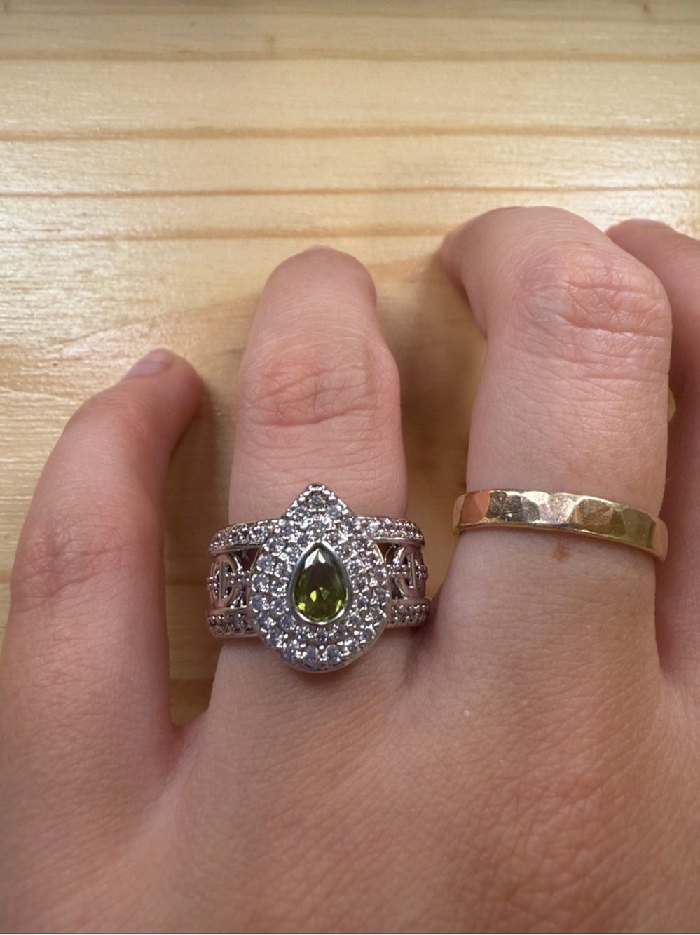 Bomb Party August ring - size 5